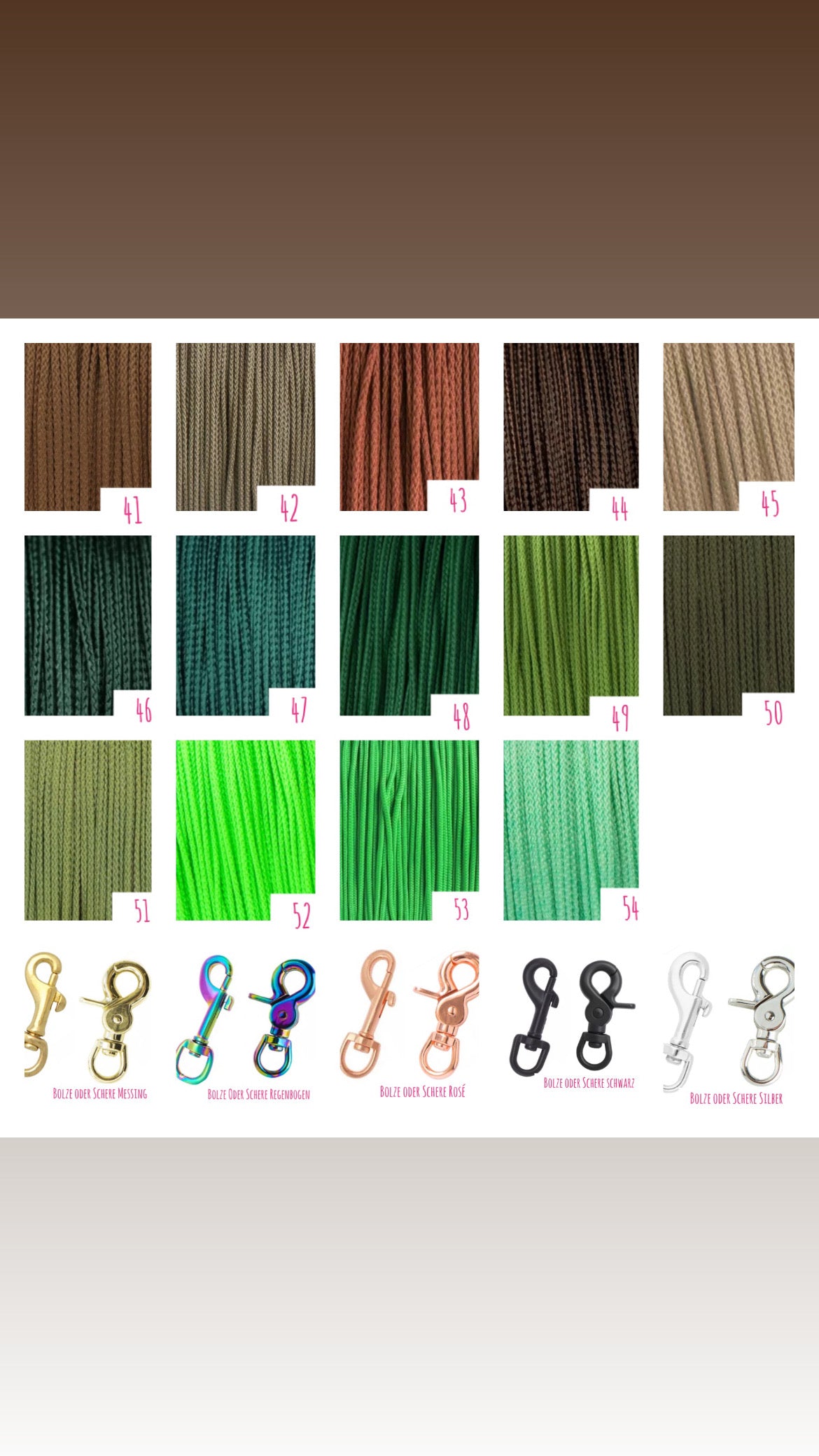 Wunschleine Kreuztakelung Mix & Match