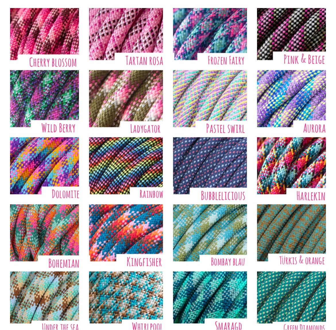 Retrieverleine Zugstopp Hundeleine Tauleine Mix & Match