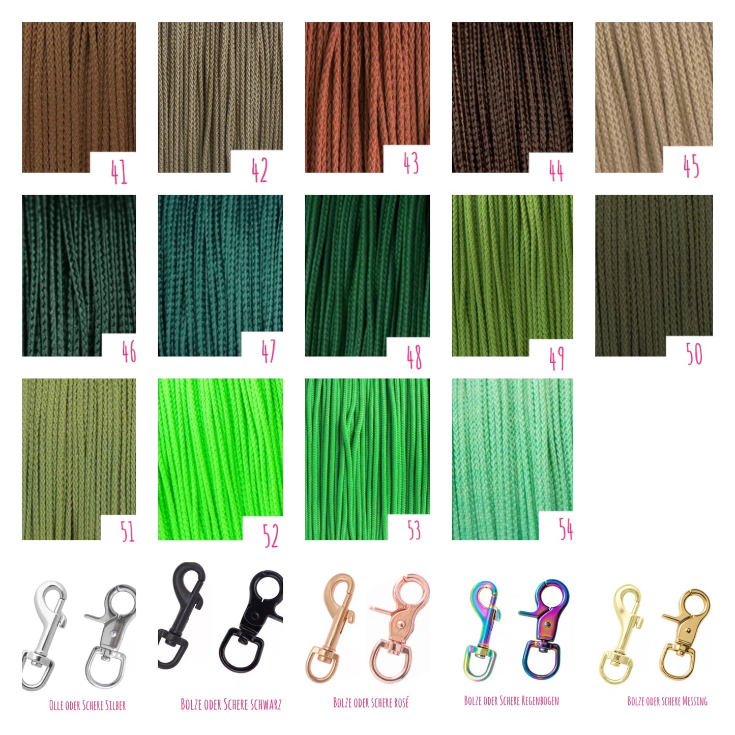 Mix & Match 8mm Leine für kleine Hunde oder Welpen