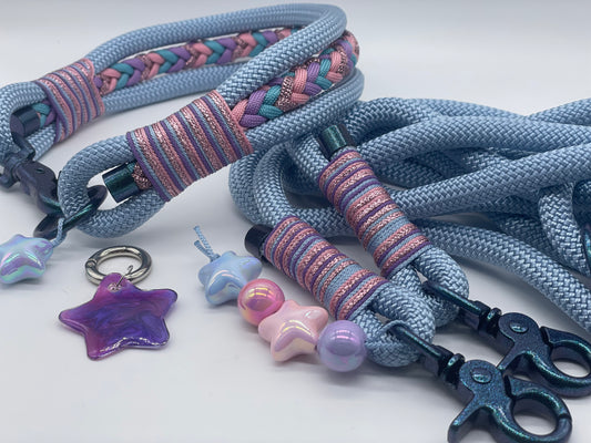 Set Fairy Verstellbares Halsband Hundeleine