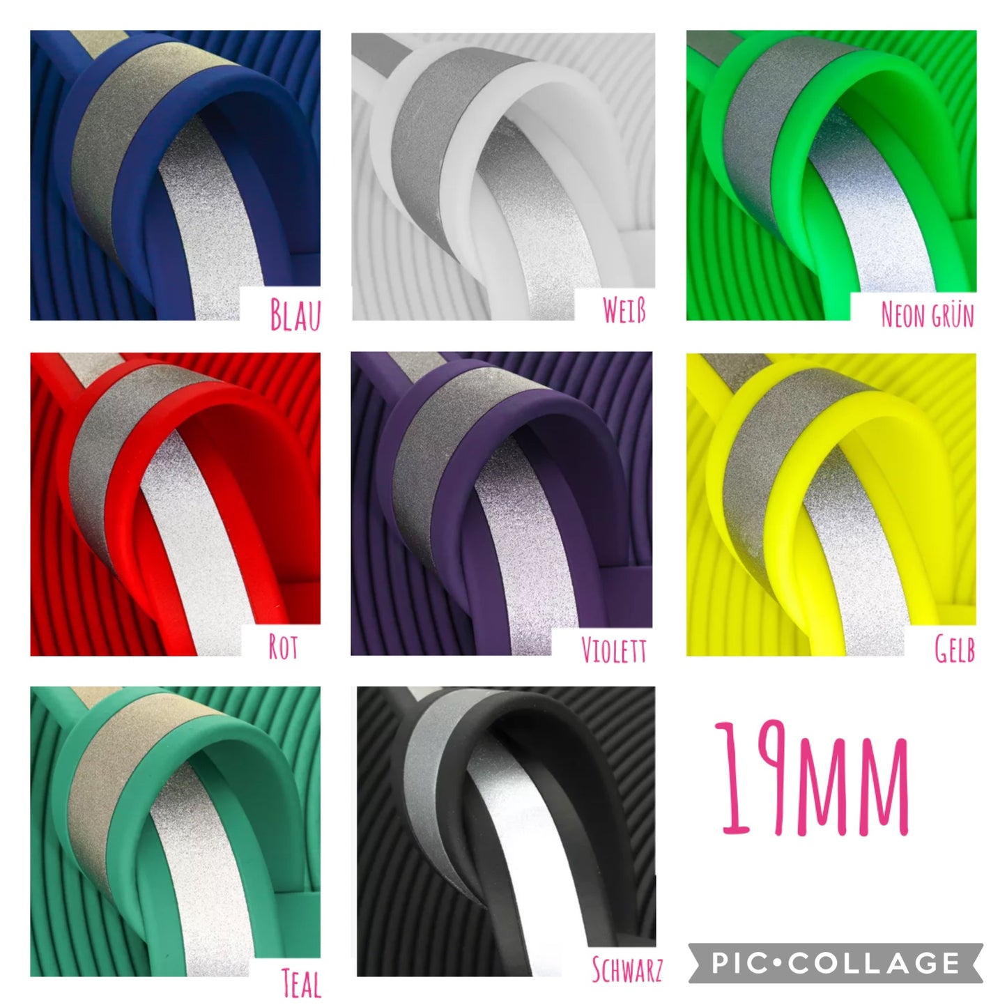 Biothane Halsband Reflektierend Reflectable