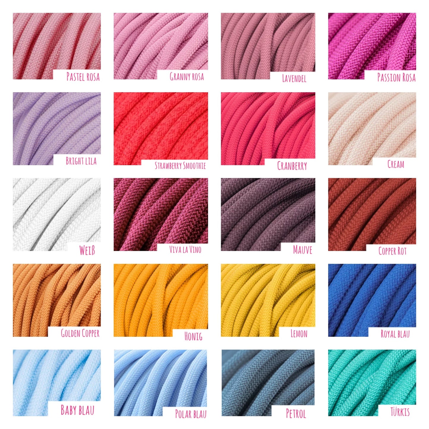 Mix & Match 8mm Leine für kleine Hunde oder Welpen