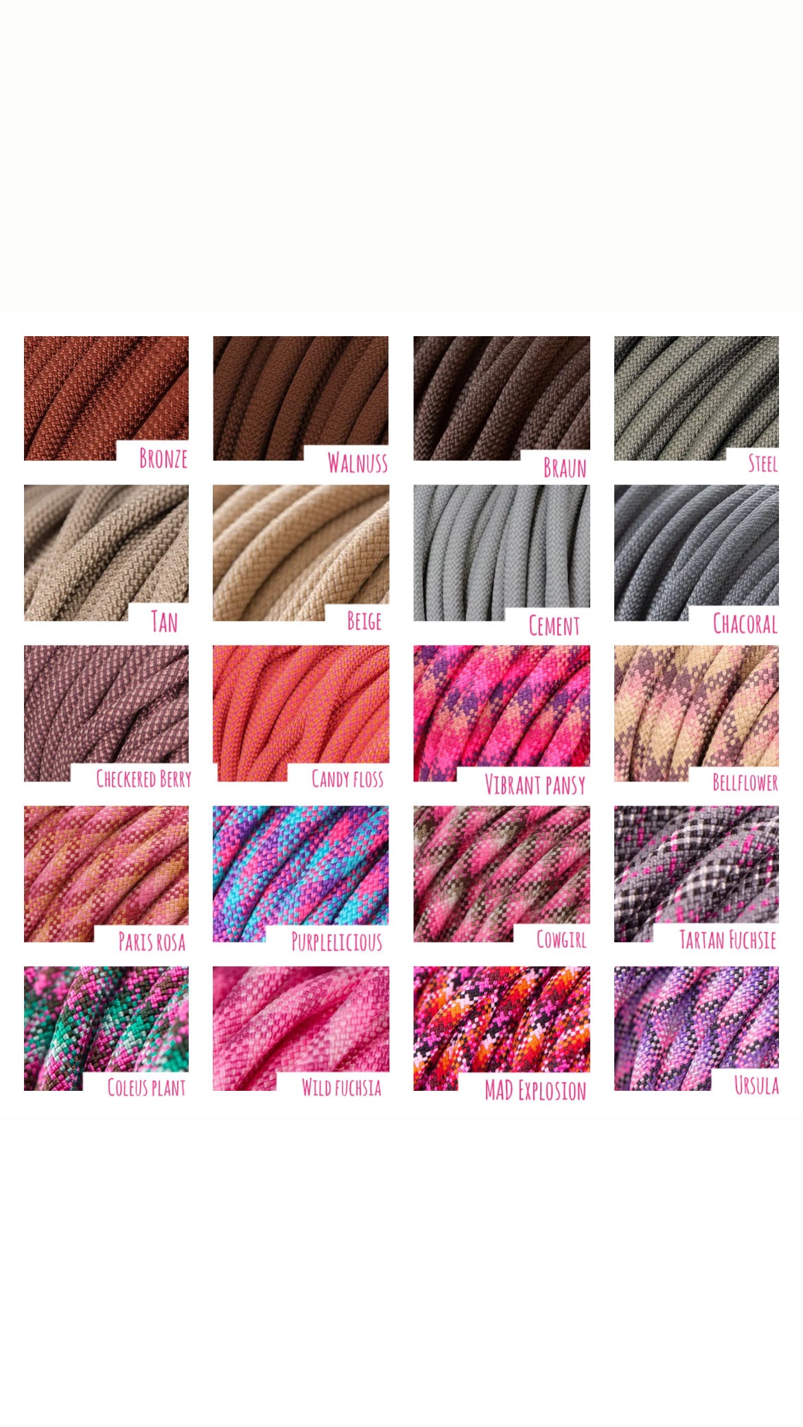 Wunschleine Kreuztakelung Mix & Match