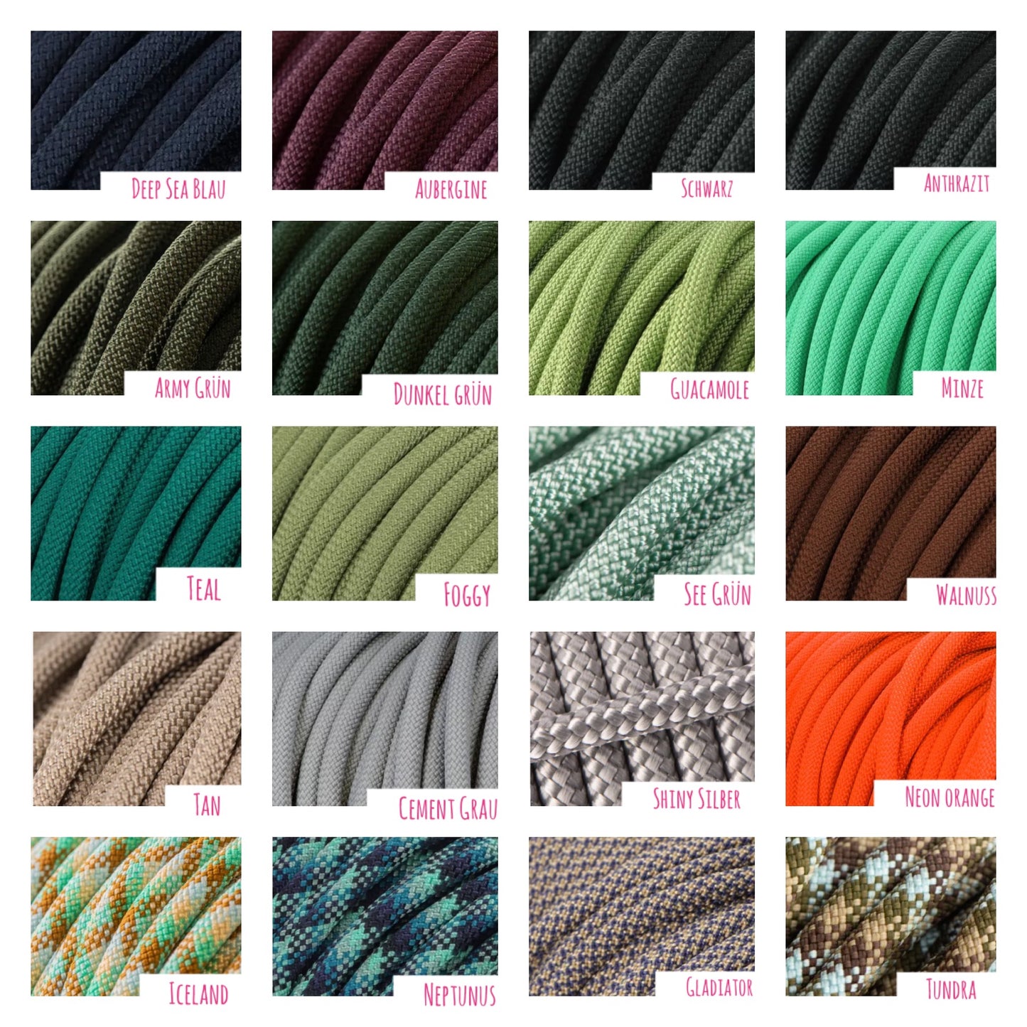 Mix & Match 8mm Leine für kleine Hunde oder Welpen