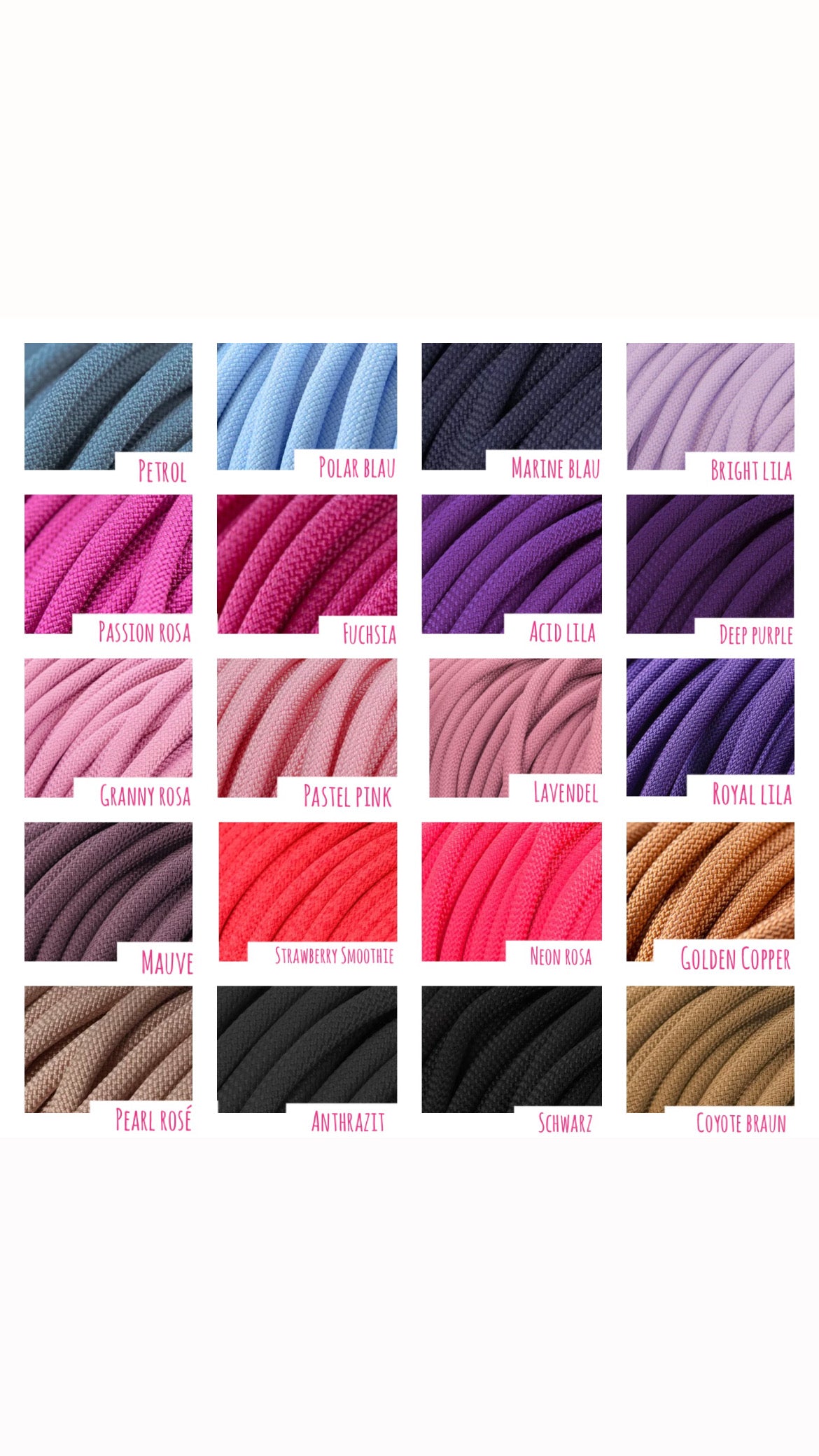 Wunschleine Kreuztakelung Mix & Match