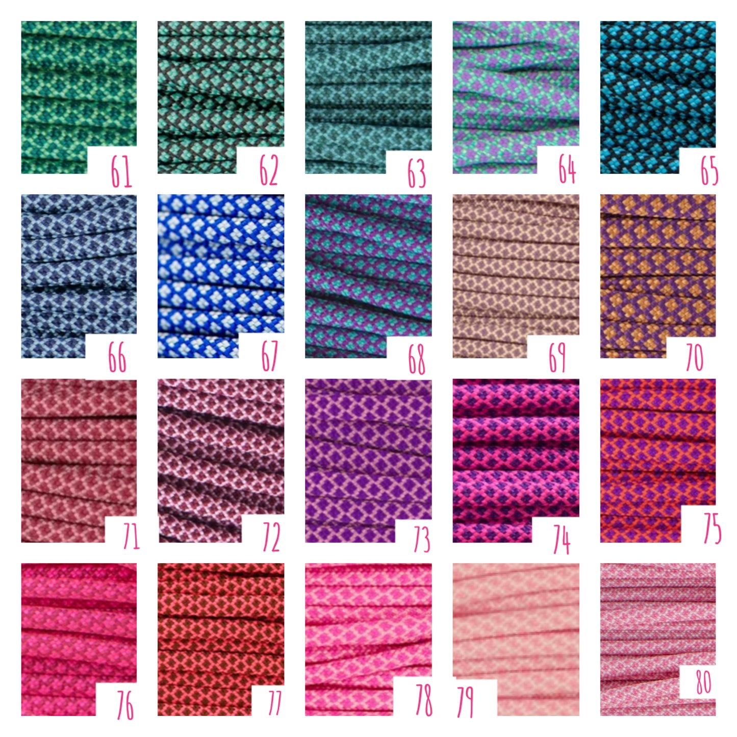 Biothane Geschirr Fischgrät Paracord