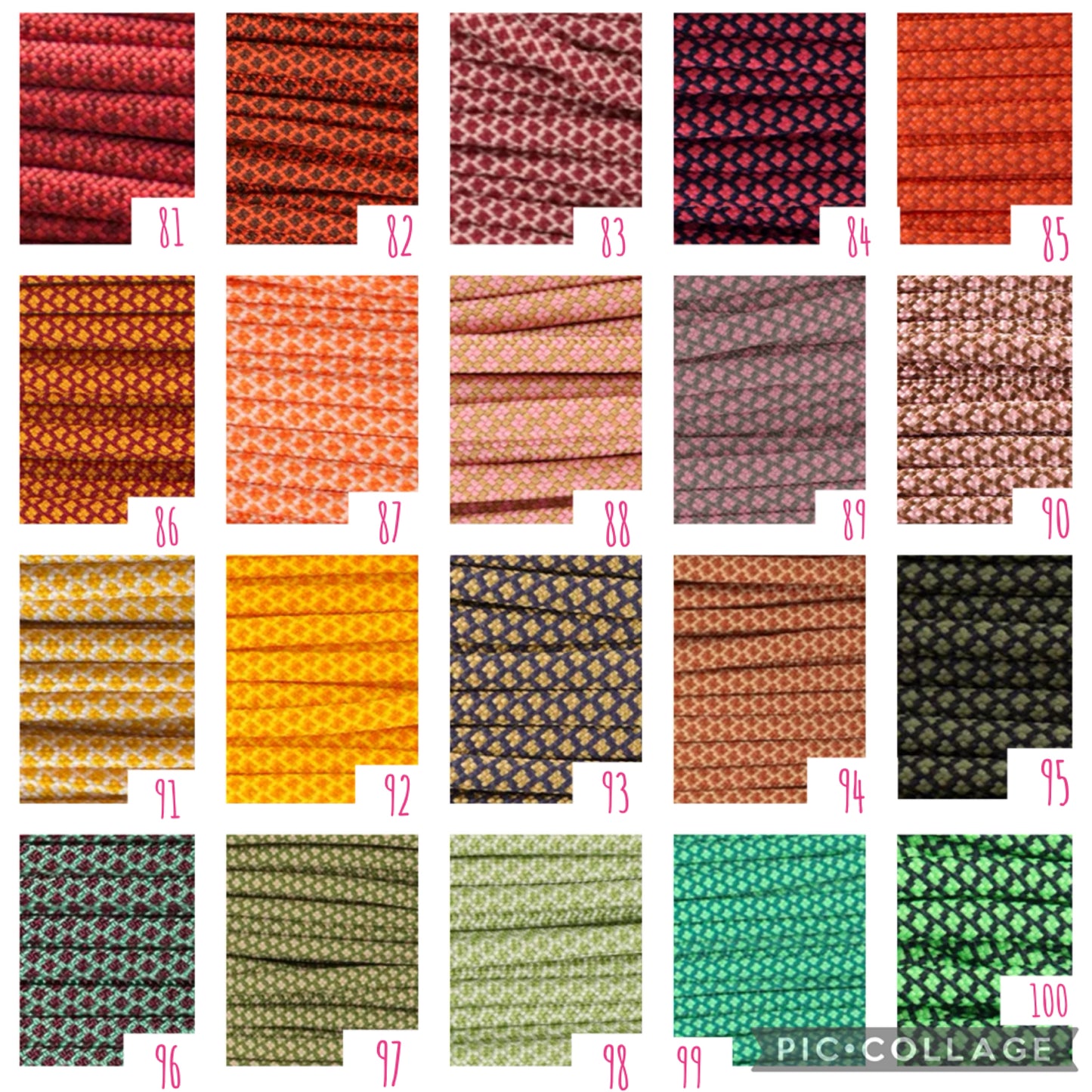 Biothane Geschirr Fischgrät Paracord