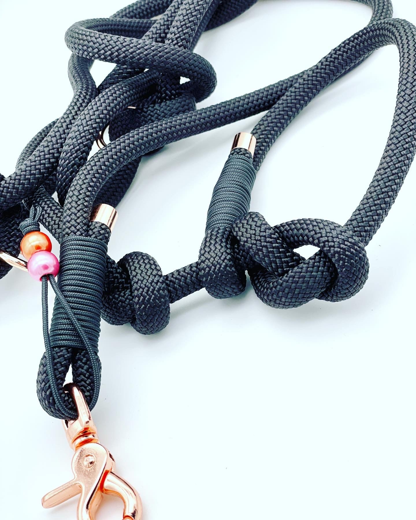 Retrieverleine Zugstopp Hundeleine Tauleine Mix & Match